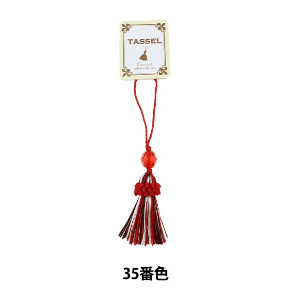手工艺品零件“ Tassel 2021 35颜色红色混合BX1186-35”