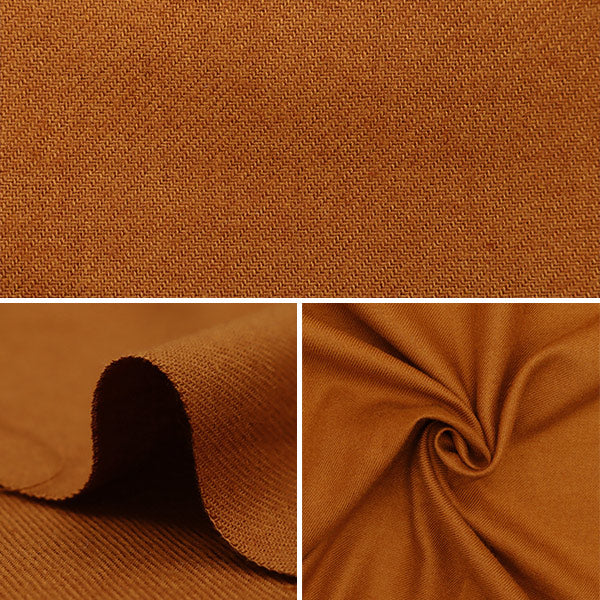 【数量5から】 生地 『ウールライク とろける起毛無地 テラコッタ RTL-PL-TER』