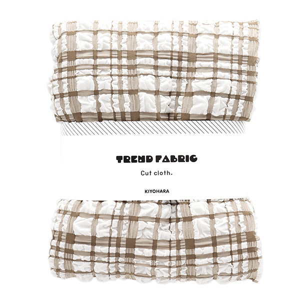 Tissu "Tendal tissu en relief Tissu coupé Env. 110 cm x 50cm beige TF-75c-Be-be" KIYOHARA