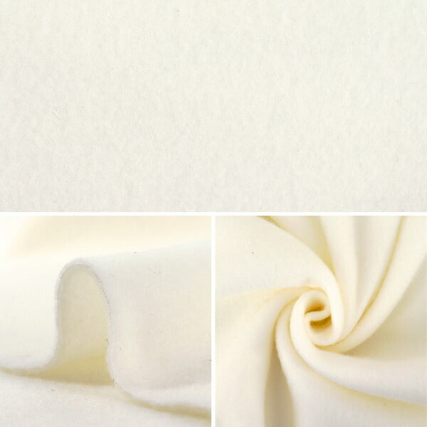 【数量5起】 織物 无绒素色白色7537-2"