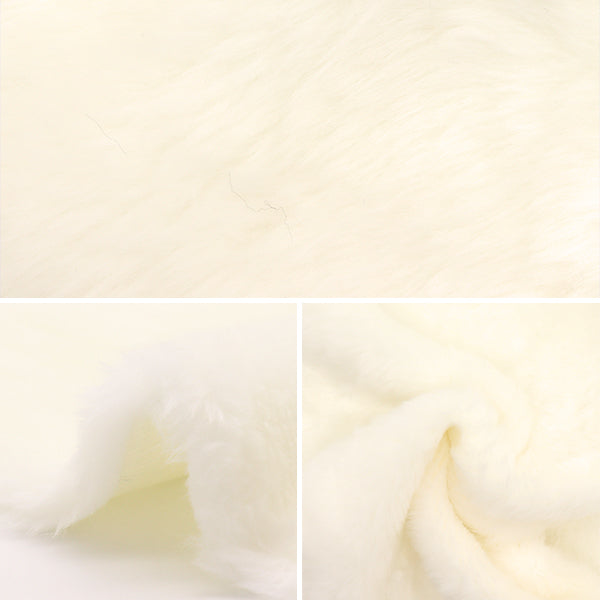 【数量5から】 生地 『ソフトタッチボア 白 7417-1』