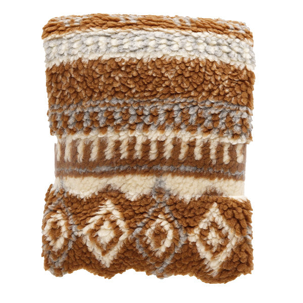 Fabric 『JacquardBore Cut Cloth Brown system 1 about 70cm x 100cm HS2276-2"