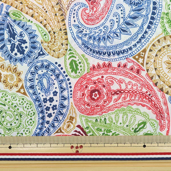 【数量5から】 生地 『LIBERTY リバティプリント タナローン デコ・ペイズリー DC31447-A』 Liberty Japan リバティジャパン