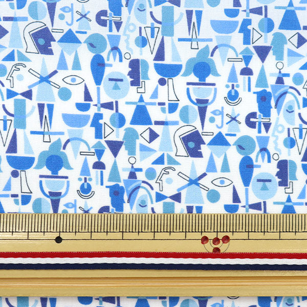 【数量5から】 生地 『LIBERTY リバティプリント タナローン バウハウス・ショーメン 3632148-22CT』 リバティジャパン