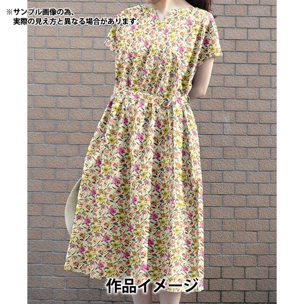 【数量5から】 生地 『LIBERTY フローララブコレクション グアッシュ・ガーデン 3636417-A』 リバティジャパン