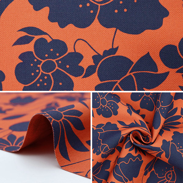 【数量5から】 生地 『LIBERTY リバティプリント 11号帆布 ポピードーン 2343102-SD23A』 リバティジャパン