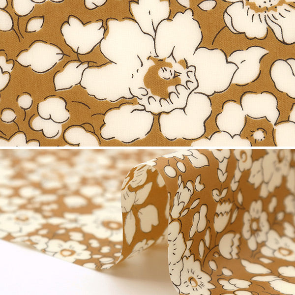 Stoff "Liberty Liberty Print LaminatStoffstück Ungefähr 30 x 50 cm Betzi Boo CR3633129-BT" Liberty Japan Liberty Japan