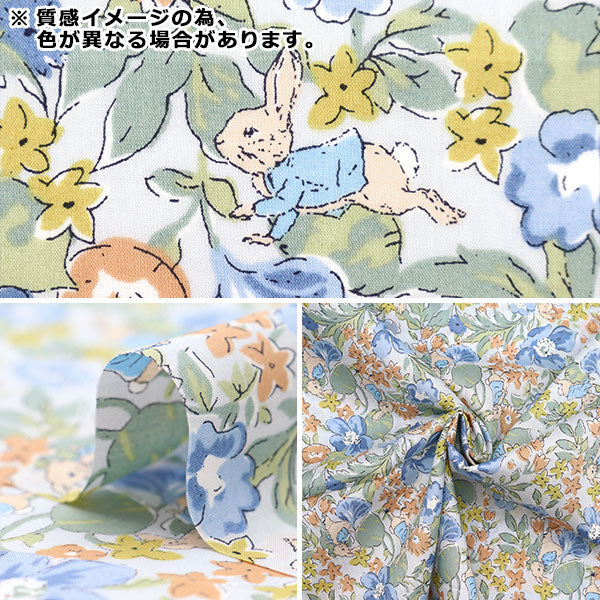 【数量5から】 生地 『リバティ・ファブリックス タナローン ポピー・アンド・オネスティ・ピーター DC32968J23B』 リバティジャパン
