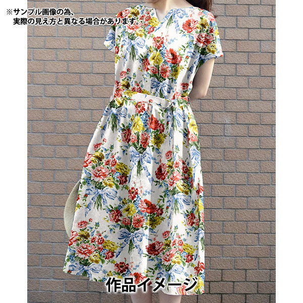 【数量5から】 生地 『リバティ・ファブリックス タナローン ボウブーケ 36374401-A』 Liberty Japan リバティジャパン