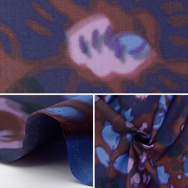 【数量5から】 生地 『リバティ・ファブリックス リサイクルナイロンリップストップ ベッツィ・シャドゥ 3632217-BR』 Liberty Japan リバティジャパン