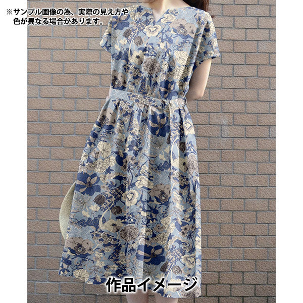 【数量5から】 生地 『リバティ・ファブリックス オーガニック・タナローン ムーンライト・ガーデン 157J7490525AU』 Liberty Japan リバティジャパン
