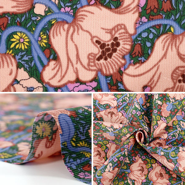 【数量5から】 生地 『リバティ・ファブリックス コーデュロイ クレメンティナ・デイジー 3635242-J25A』 Liberty Japan リバティジャパン