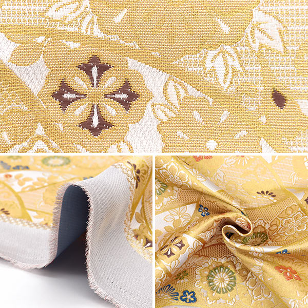 【数量5から】 生地 『金襴 洛レイ胴入2号 白 1-10969』