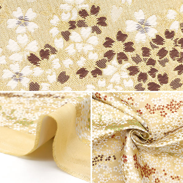 【数量5から】 生地 『金襴 あすか胴入 金色 74-10677』