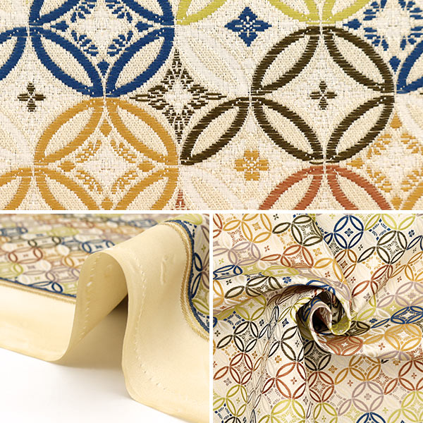 【数量5から】 生地 『金襴 琳派名物裂 薄茶色 288-9954』