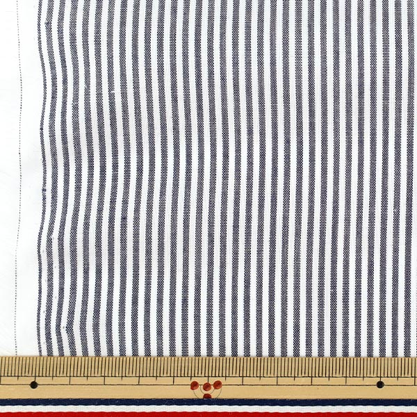 【数量5起】 織物 先染条纹海蓝色25sts - nv"