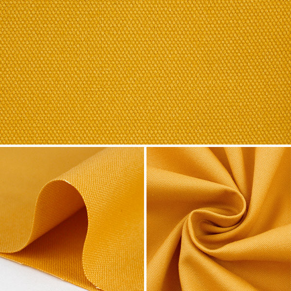 【数量5から】 生地 『オックスフォード無地 129 カナリアイエロー』 無地