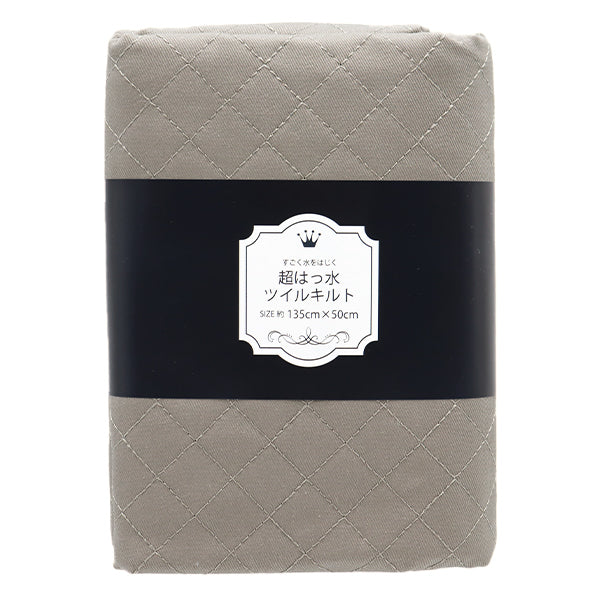 천・원단 "물을 아주 잘 격퇴하는 슈퍼 워터 레피니트 트 와이 퀼트컷 천 약 135cm x 50cm Silver CQPL-TWTC-SIL"