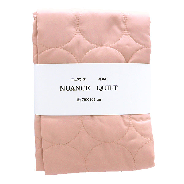 Fabric "Nuance quilt Cut Cloth Circular soft pink about 70cm x 100cm C-Q-des-CL-PK"