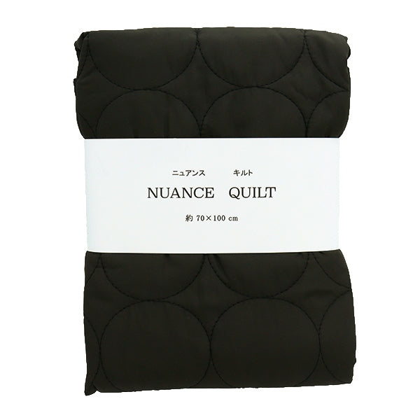 織物 “細微的被子 剪布 圓形黑色約70厘米x 100厘米C-Q-Q-DES-CL-BK"