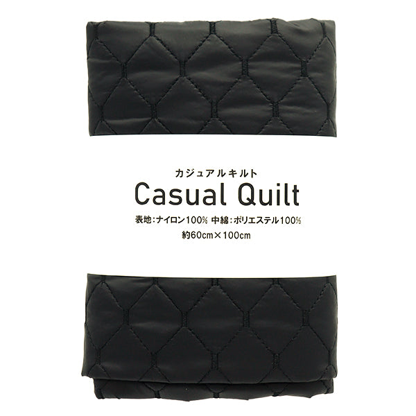 Tela "Colcha casualcortada Tela Aproximadamente 60 cm x 100 cm Negro CQ-CA-HE-BK"