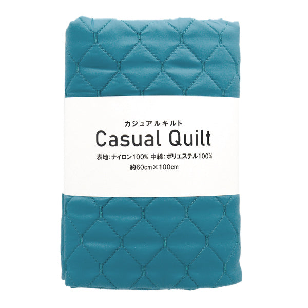 Tela "Colcha casualcortada Tela Alrededor de 60 cm x 100 cm Aqua CQ-CA-he-AQ"