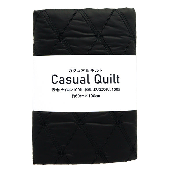 Tela "Colcha casualcortada Tela Aproximadamente 60 cm x 100 cm Negro CQ-CA-DI-BK"