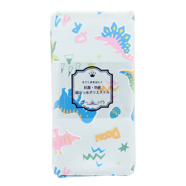 الأقمشة "البوليستر المضاد للبكتيريا ، مزيل الروائح الكريهة ، الفائقة المائية التي تصد الماء. قماش مقطوع تقريبا. 135 سم × 100 سم ديناصور أزرق C-HP-SC-CO-Black"