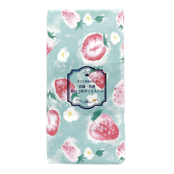 الأقمشة "البوليستر المضاد للبكتيريا ، مزيل الروائح الكريهة ، الفائقة المائية التي تصد الماء. قماش مقطوع تقريبا. 135 سم × 100 سم الفراولة Mint C-HP-SC-MT"