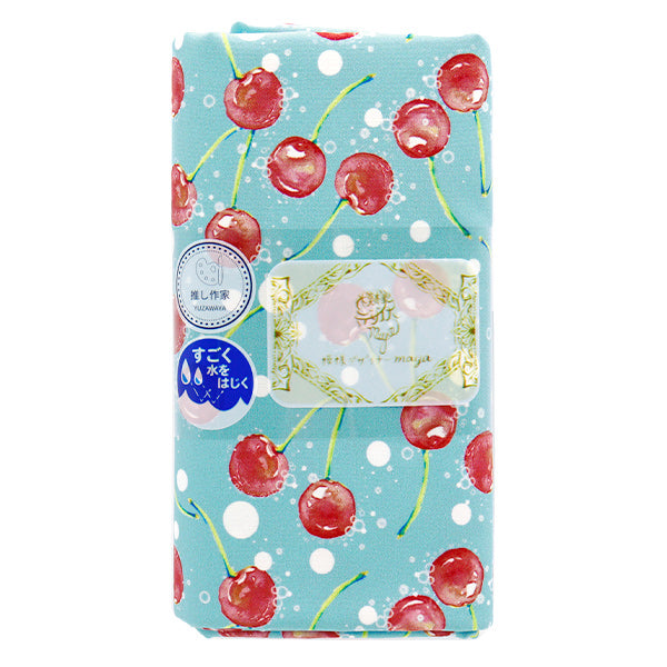 Tela "Super agua repelente"Poliéster Diseñador de patrones Maya Serie Cherry Soda cortada Tela Aprox. 135 cm x 100 cm Cinma-SA"