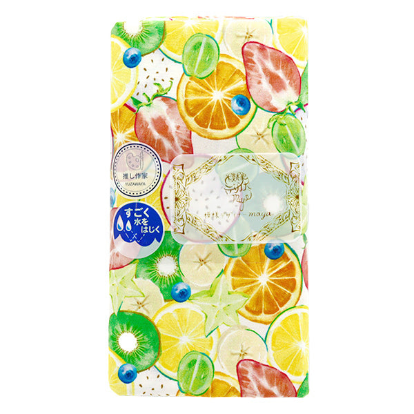 Tela "Super agua repelente"Poliéster Pattern designer maya series fruit cortada Tela Aprox. 135 cm x 100 cm Cinma-frr"