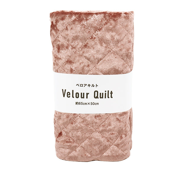 Fabric ``Velore quiltCut Cloth Approx. 65×50cm Pink CQ-VE-PK"