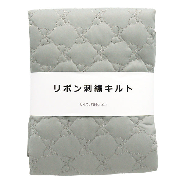 Fabric "Quilt"Cut Cloth RibbonPattern: Approx. 65cm x 100cm Gray C-HS2291-4GY"