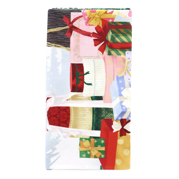 Tissu "Panneau d'arbres de NoëlTissu coupé Environ 108 cm x 73 cm ivoire C-Dx10617L-A"