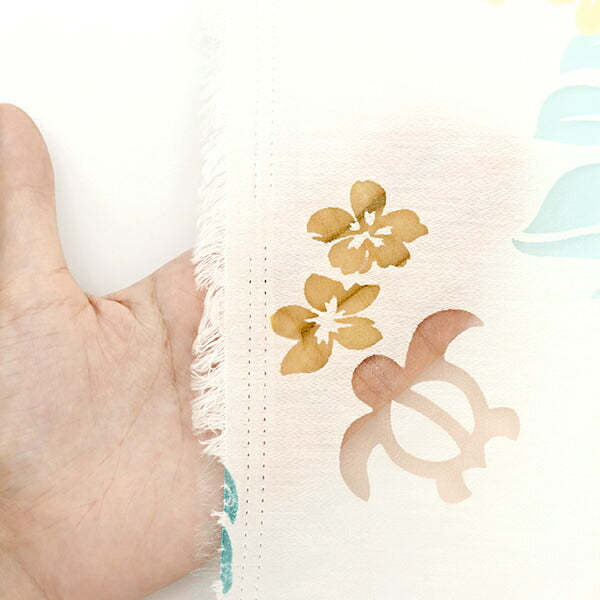 Tissu {Opale Tissu coupé Environ 110 cm 200 cm Motif hawaïen C-RAM-OBDNO10"