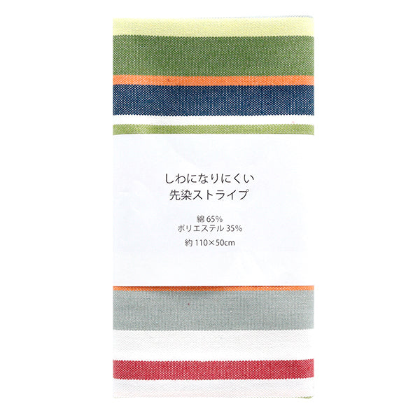 Tela 『Arruga de tela Rayas de tinte de hilo cortada Tela Aprox. 110 cm x 50cm C-KRTC-ST160"