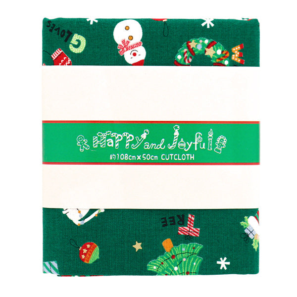 生地 『クリスマスプリント カットクロス サンタ 約108cm×50cm C-SO-57800-1B』