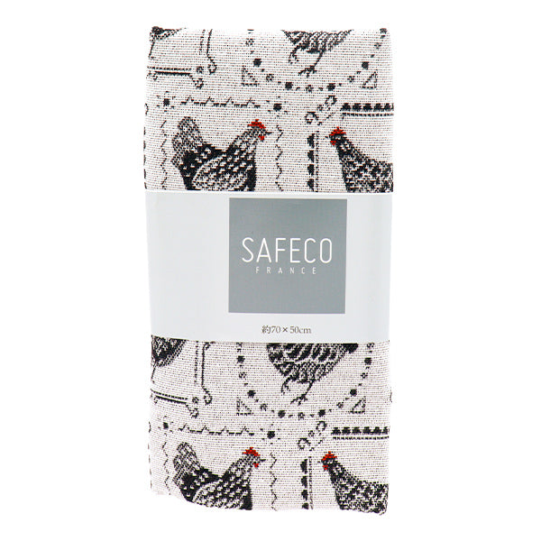Tela "SafeCo Jacquard cortada Tela Pouls White x negro aprox. 70 cm x 50 cm c-poulse blan"