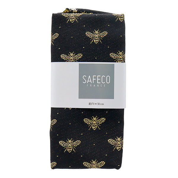 Tela "SafeCo Jacquard cortada Tela Ocupado aprox. 70 cm x 50 cm C-Busy Noir"