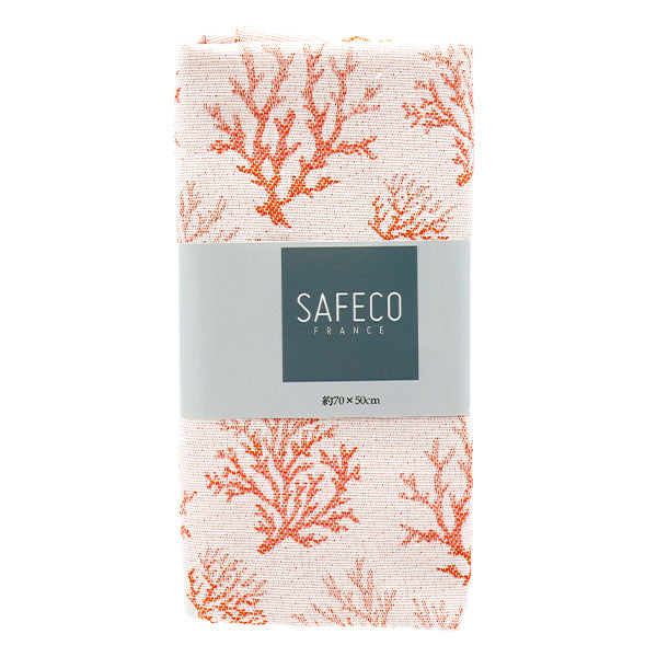 الأقمشة "Safeco جاكار قماش مقطوع كوريل تقريبا. 70 سم × 50 سم c-corail وردة"