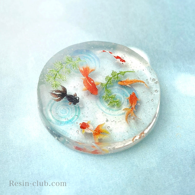 Material de resina "Miniature Goldfish 2 Mail RC-KNG-102" Club de resina