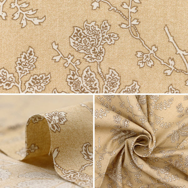 Tessuto 『Trapuntatura Panno tagliato Ca. 33 cm x 50 cm Marguerite Beige C-DG10651S-D"