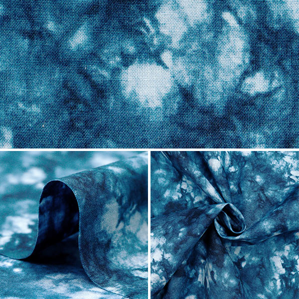 【数量5から】 生地 『スケア 絞り風和柄 薄藍 850257-6-2』