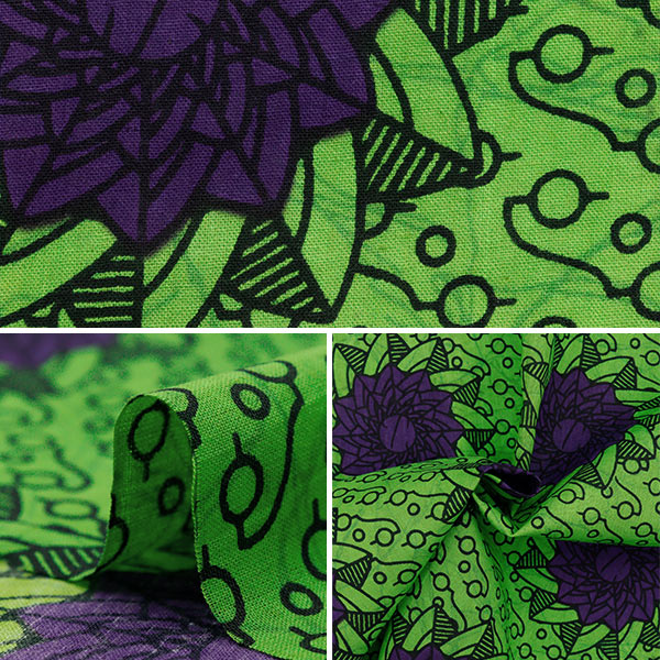 【数量5から】 生地 『アフリカンプリント RAM-AFR-25G』