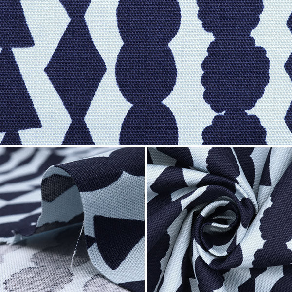 【数量5から】 生地 『kippis (キッピス) オックス サルミアッキ ブルー KPO-19H』