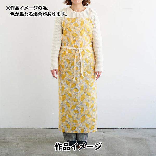 【数量5起】 織物 "marble SUD棉麻板材織物 BichonFrise黄色EGX-8502-1A" KOKKA