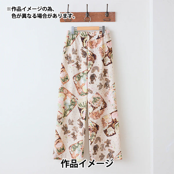 【数量5から】 生地 『mizacosha (ミシャコシャ) シーチング おはなしの国 EGX-9500-4A』 KOKKA コッカ