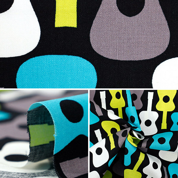 【数量5から】 生地 『USAコットン グルービーギター CX2897-LAGO』