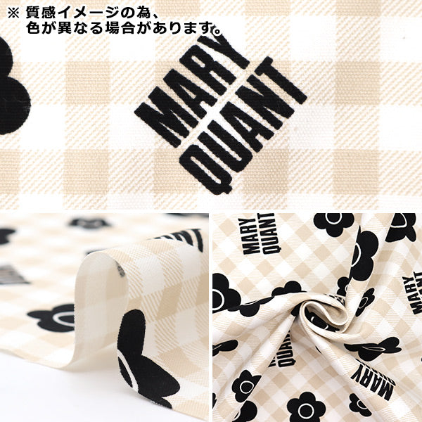 【数量5から】 生地 『MARY QUANT オックス チェック ピンク AP1030S-1B』