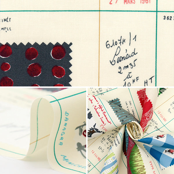 【数量5から】 生地 『シャーティング サンプルブック クリーム 825901-A』 YUWA 有輪商店